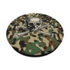 Military Camo Pattern with Skull and Cross-bones