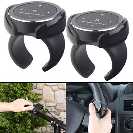 auvisio Set of 2 Media Remote Controls for iOS & Android Camera Shutter Release