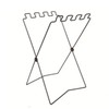 Foldable Trash Bag Rack for Picnic Outdoor Camping Portable Silver