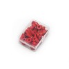 30 x Red Star Wooden Card Pins Dice Head Steel