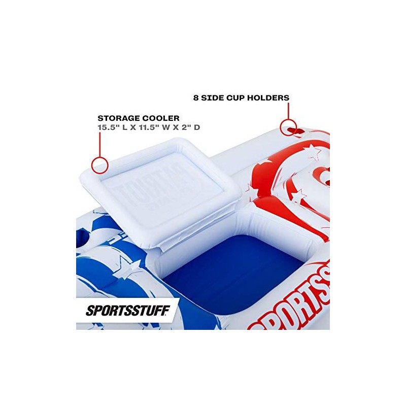 SPORTSSTUFF Patriot Pong | Floating Inflatable Pong Board with an