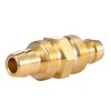 Breezliy 2PCS Soild Brass Air Reusable Hose Splicer for 3/8-Inch
