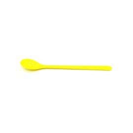 Kimmel Spoon, Multi-Purpose Spoon, Yoghurt Spoon, Cocktail Spoon, Pack of 6, Reusable, Plastic, Yellow