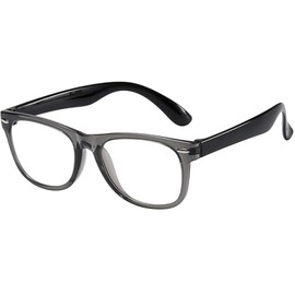 Kids Blue Light Blocking Glasses, Computer Gaming Blue Light Glasses for Kids Girls Boys Age3-12,Anti Blue Light Headach 6003Transparent Black