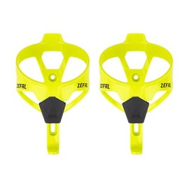 ZEFAL Pulse A2 Pack – Pack of 2 Lightweight Bike Bottle Cages – Bicycle Bottle Holder – Mountain Bike/Road Bike – Strong and Durable – 26 g Each Bottle Cage – Fluorescent Yellow