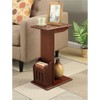 Convenience Concepts Designs2Go Abby Magazine C End Table, Mahogany