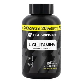 L-glutamina (100 Caps  20 Extra) - Prowinner Sin Sabor                                                                                                