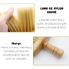 Cepillo Madera Limpieza De Cuello Barbería Corte De Pelo 1pz