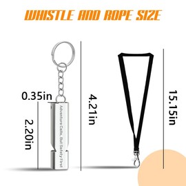 Safety Emergency Whistle for Adventure Lover Gifts for Son Brother Daughter Hiking Emergency Whistle Keychain Accessories for Women Men Friends Adventure Lover Birthday Gift for Grandson Granddaughter