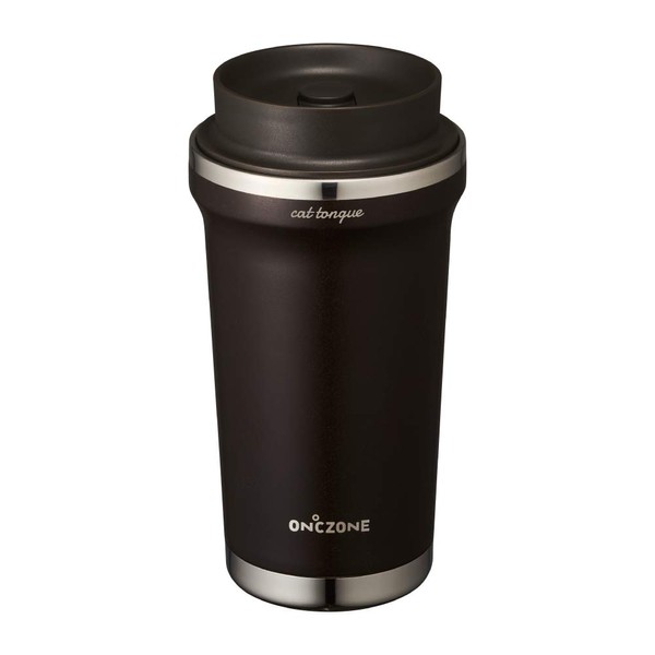Doshisha Tumbler, Specialty Tumbler for People Who Are Sensitive to Hot Drinks, [Recommended for People Who Are Sensitive to Hot Drinks], 10.8 fl. oz. (320 mL), Black