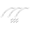 sourcing map Stainless Steel Door Pull Handles, 3Pcs 120mm/4.72" Long