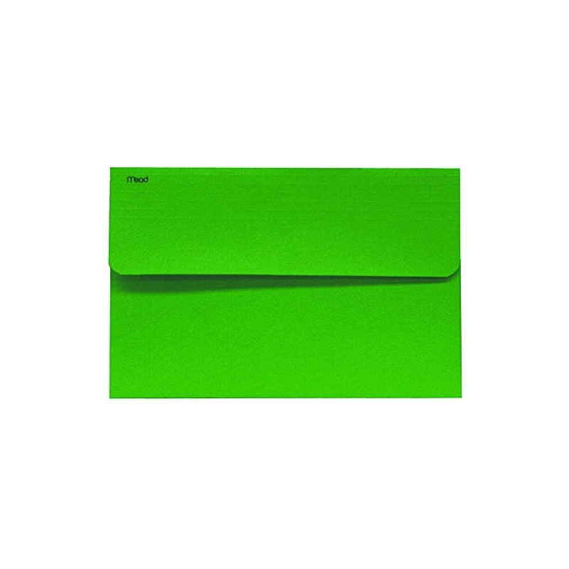 Mead 35364 Brite Wallet, Legal Size, 10x15-Inch, Assorted Fluorescent Colors