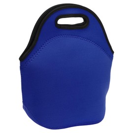 PATIKIL Neoprene Lunch Bags, 12"x6"x12" Insulated Lunch Bags Reusable Bento Bags Thermal Lunch Tote for Men and Women, Dark Blue