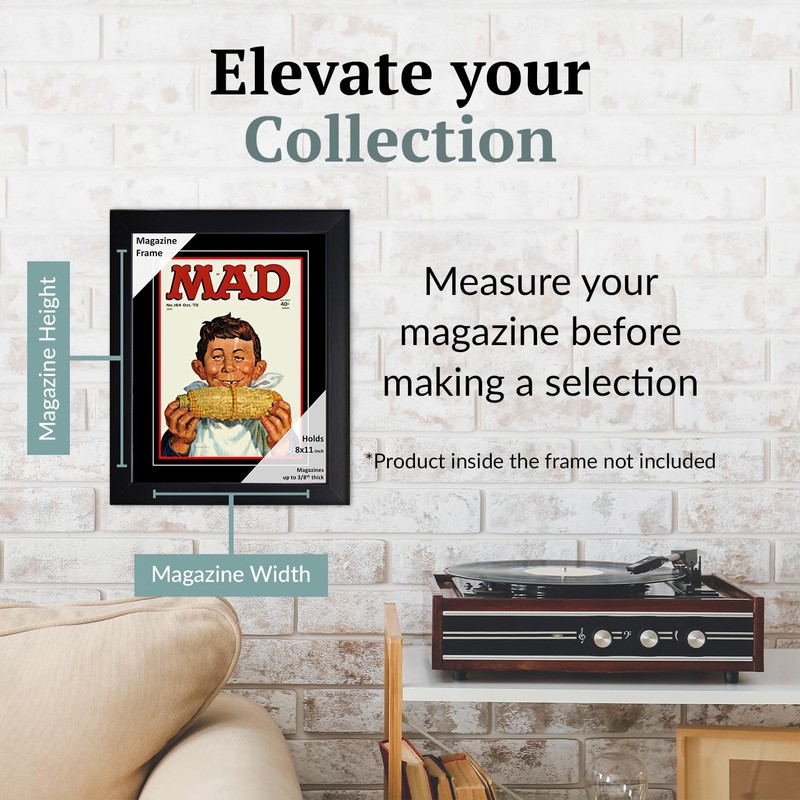 Creative Picture Frames 8 x 11 Magazine Frame with Full-Strength
