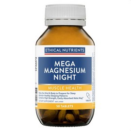 Ethical Nutrients Mega Magnesium Night 50 Tablets