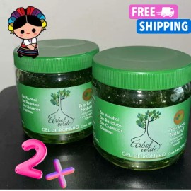 Arbol Verde Rosemary & Aloe Vera Gel Romero & Sabila 500 gr Ea. Jar