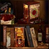 MiniCity DIY Book Nook Kit for Adults, 3D Wooden Puzzle