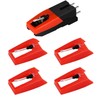 Record Player Needle, 1 PC Record Player Cartridge with 4