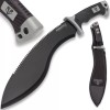 Bushmaster Kukri Machete Knife with Nylon Sheath | Sawback Blade