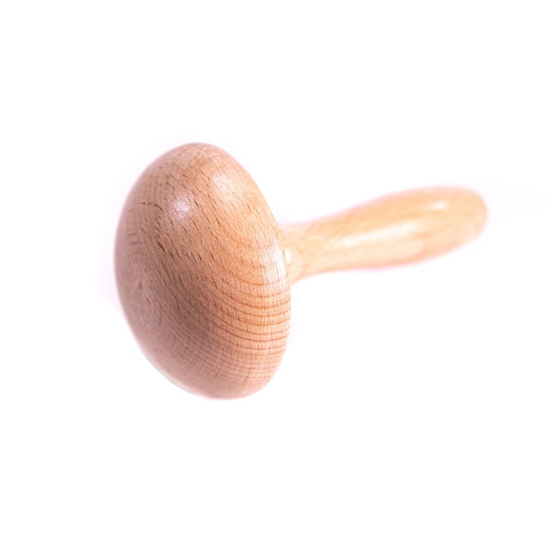 The Quilted Bear Darning Mushroom - Smooth Wooden Mushroom Darner