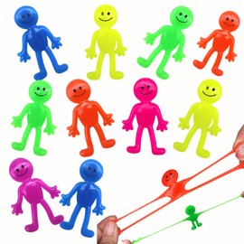 NACOOL Paquete de 84 Stretchy Toys, Juguetes Sensoriales, Elástico Bendable Man Colores Divertidos Juguetes, Elástica Juguetes Sensoriales, para Regalos Navideños, Niños y Niñas (84)