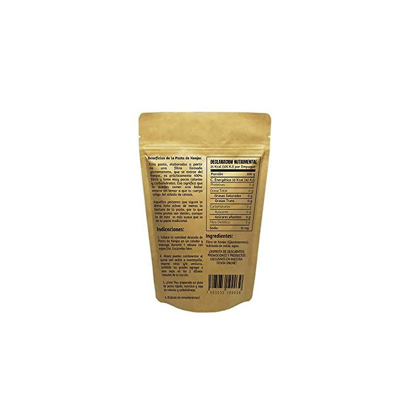 Arroz Keto de Konjac Shirataki Low Carb (2 Piezas)