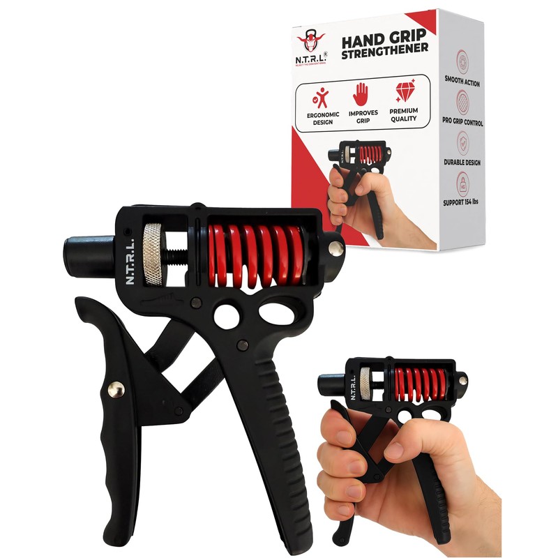 N.T.R.L.® Hand Grip Strengthener & Forearm Trainer – Grip Strength