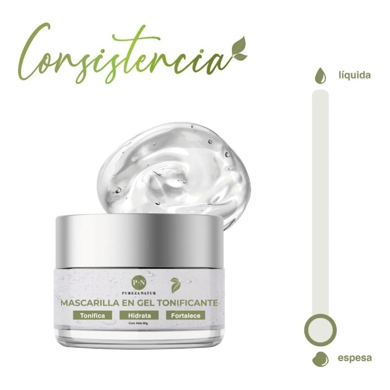 Mascarilla En Gel Hidratante Tonificante Colganeo Y Elastina