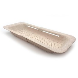 Starfrit Gourmet ECO - Over-The-Sink Colander - Expands up to 19.7" - Up to 4.2 L Capacity - Wheat Straw Fibers