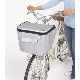 Kawasumi Seisakusho KW-250SL Bicycle Basket Cover, DX (Front Type), Silver
