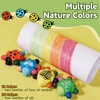 NLR FUN Portable Beetle Chalks with 24 Colours and Erasers,