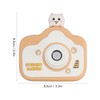 Kids Digital Camera Khaki 40MP HD Dual Camera Children's Cartoon