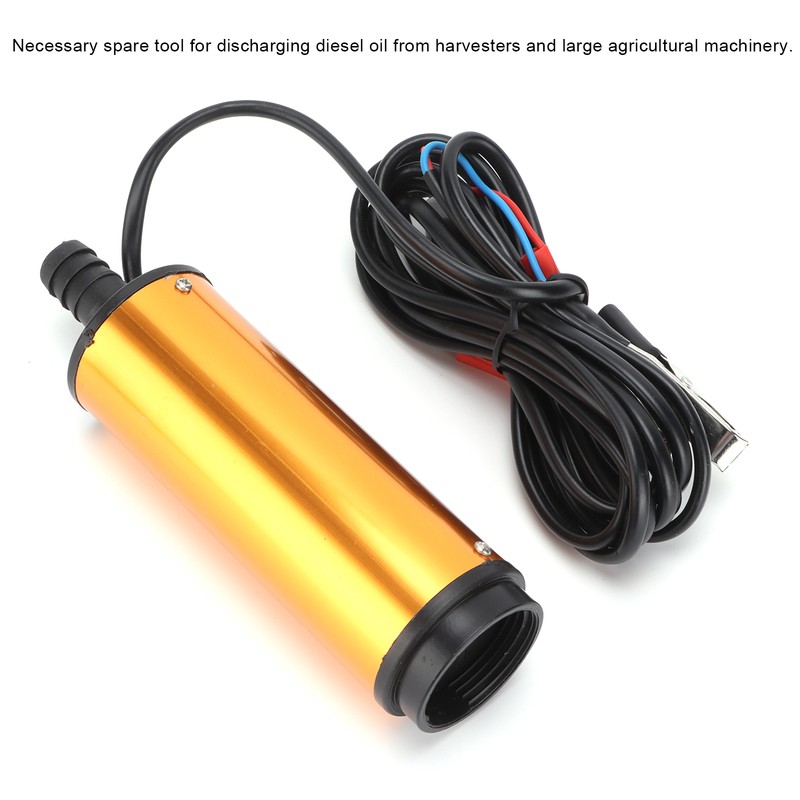 DC 24V Fuel Transfer Pump Electric Portable Mini Aluminium Alloy