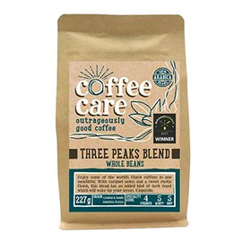 Whole Coffee Beans - Three Peaks Blend - Coffee Care - 227G