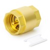 GASHER 2PCS Brass Check Valve 1/2" FNPT Thread, Backflow Prevention,