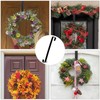 Christmas Wreath Hook, Wreath Hanger, Entryway, S-Shaped Hook, Black, New