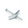 HASWARE Toggle Bolt Zinc Plated Steel and Wing Nut for