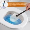 BGBWBFBR Whimsical Black Bear Toilet Brush Holder Set - Unique