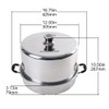 Kitchen Crop Steam Canner with Temperature Indicator (Stainless Steel Steam