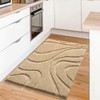 DEXDE Bathroom Rugs Mat, Soft Plush Shaggy Microfiber Bath Rug,