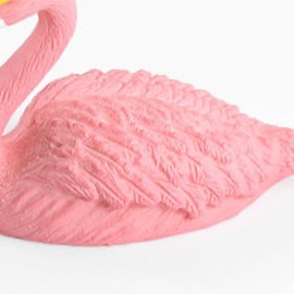 Minkissy 9pcs Flamingo Nail Tip Stand Charming Manicure Practice Rack for Nail Art Display Tools for Home and Salon Use