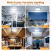 Rechargeable Ceiling Light 2 Pack, Magnetic Motion Sensor Ceiling Lights