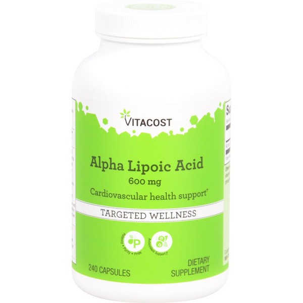 Vitacost Alpha Lipoic Acid -- 600 mg - 240 Capsules