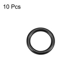sourcing map Nitrile Rubber O-Rings 10mm OD 7mm ID 1.5mm Width, Metric Nitrile Rubber Sealing Gasket for Automotive Machine Plumbing, Pack of 10