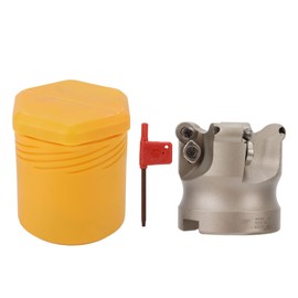 4 Flute Face Mill Head Spiral Offset CNC Lathe Milling Cutter Tool for APMT1204 Insert