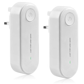 2 Pack Ionic Air Purifiers Plug In UK, Air Purifier for Bedroom Home