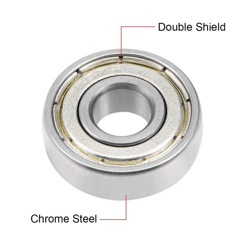 sourcing map 7 mm I.D. Miniature Ball Bearing 607z 627z