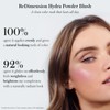 ReDimension Hydra Powder Blush Makeup with Compact - Organic Gel