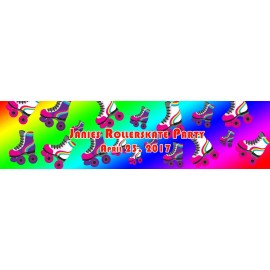 My Wonderful Labels 100 Rollerskate Party Water Bottle labels Birthday Party Easy to Use Self Stick