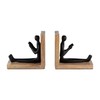 Sagebrook Home Set of 2 Decorative Bookends - Metal &